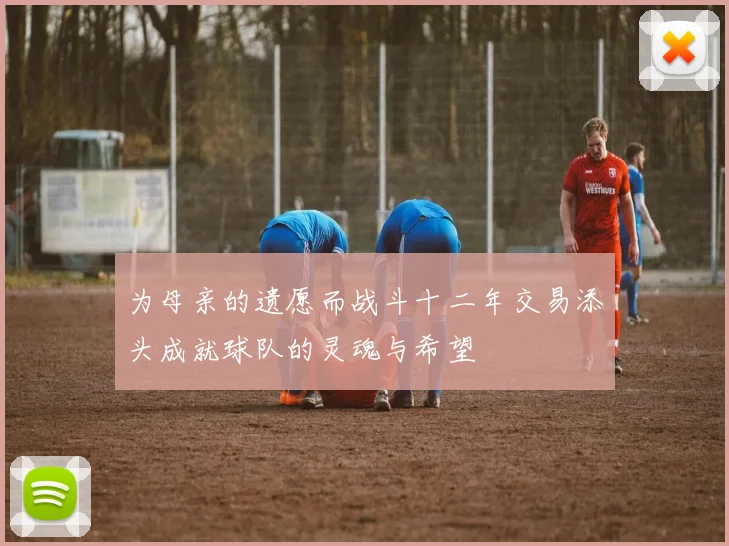 为母亲的遗愿而战斗十二年交易添头成就球队的灵魂与希望